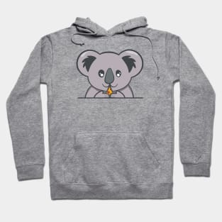 Cute koala pizzaeater Hoodie